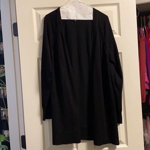Black long cardigan